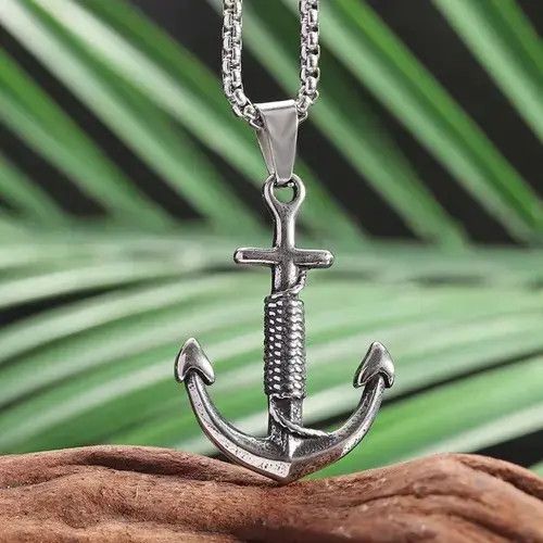 Jewelry New Anchor Pendant Necklace Size ONE SIZE - 5 Thumbnail