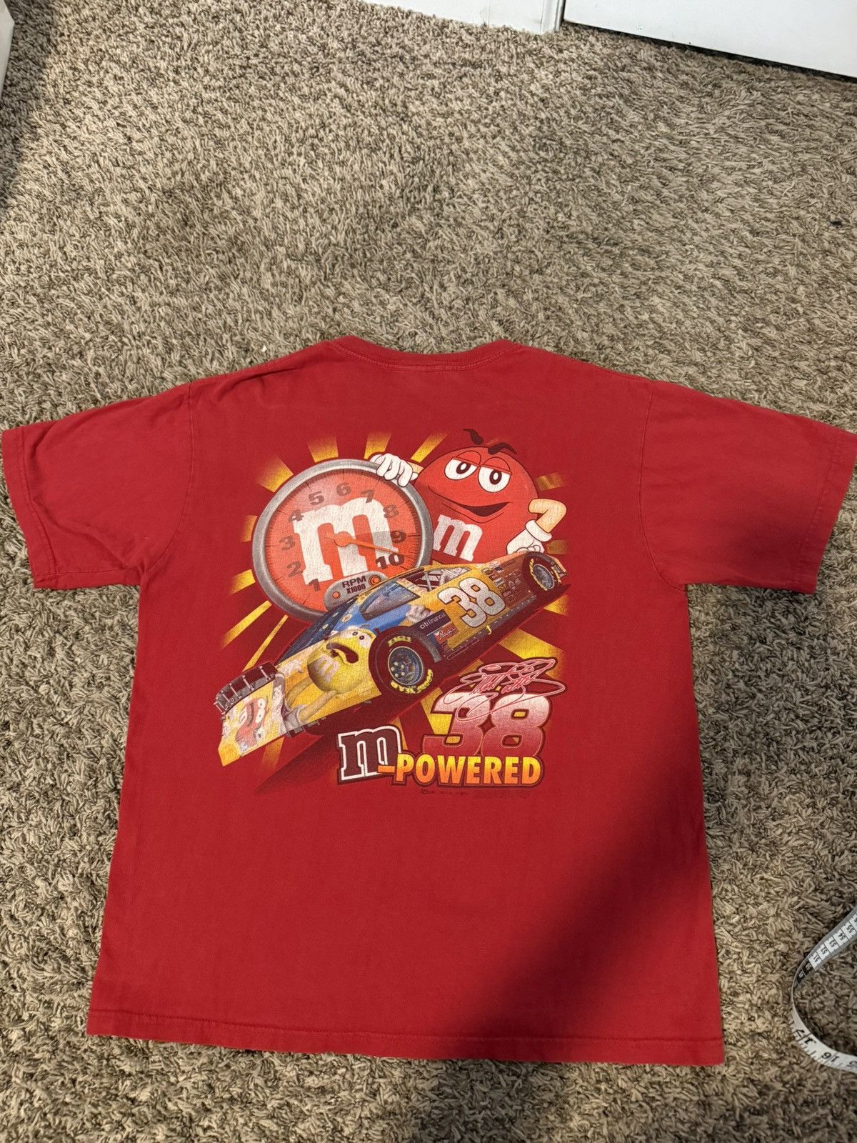 NASCAR Red M&Ms Elliott Sadler Nascar racing shirt. Size US M / EU 48-50 / 2 - 4 Thumbnail