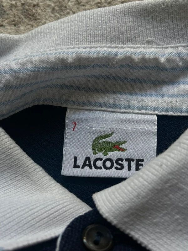 Lacoste Lacoste Polo Shirt Sz 7 / XL 2000s Navy Size US XL / EU 56 / 4 - 7 Thumbnail