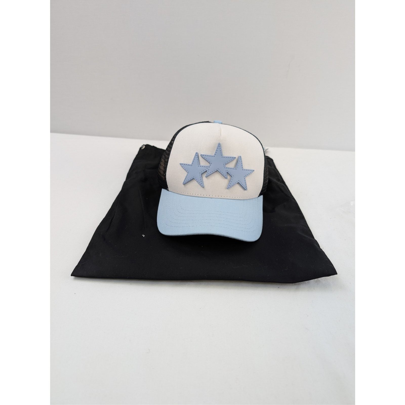 Amiri o1rshd1 Size: OS / 3 Star Trucker Hat / Cap in Cerulean Size ONE SIZE - 15 Thumbnail