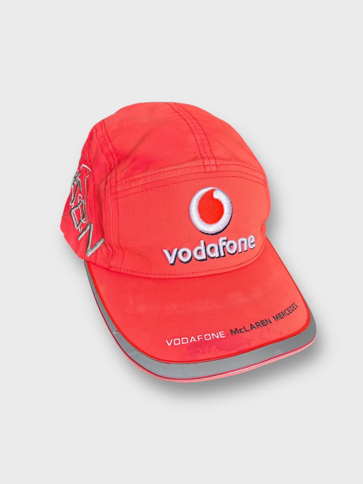 Malcolm McLaren Vintage Vodafone McLaren Mercedes Jenson Racing Nylon Cap Size ONE SIZE - 1 Thumbnail