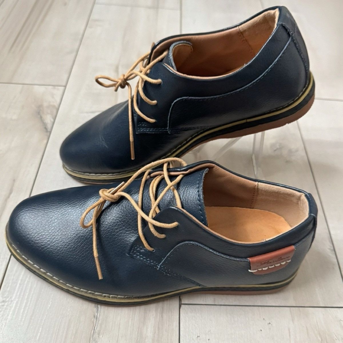 Designer Men's Fashion British Round Toe Lace Up Sport Shoes Casual Size US 11 / EU 44 - 4 Thumbnail