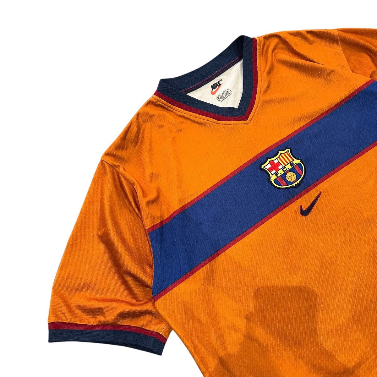 Nike Nike FC Barcelona 1998-00 third football/soccershirt/jersey Size US XL / EU 56 / 4 - 5 Thumbnail