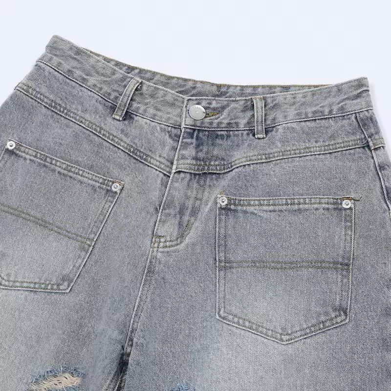 Japanese Brand Destroy Distressed Washed Loose Vintage Retro Shorts Size US 30 / EU 46 - 7 Thumbnail