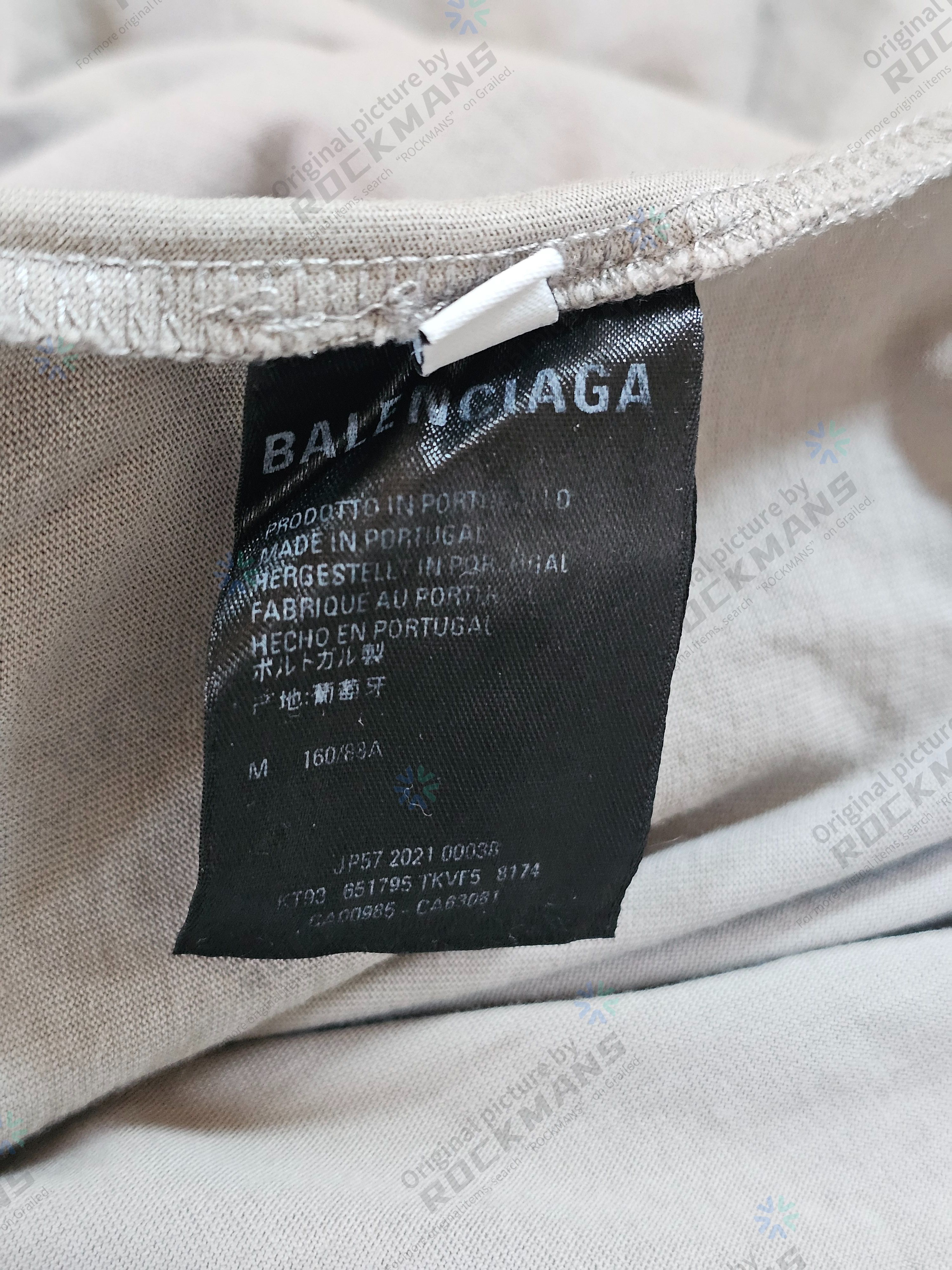 Balenciaga Balenciaga distressed pixelated Logo Oversize T-shirt Size M Size US M / EU 48-50 / 2 - 9 Thumbnail