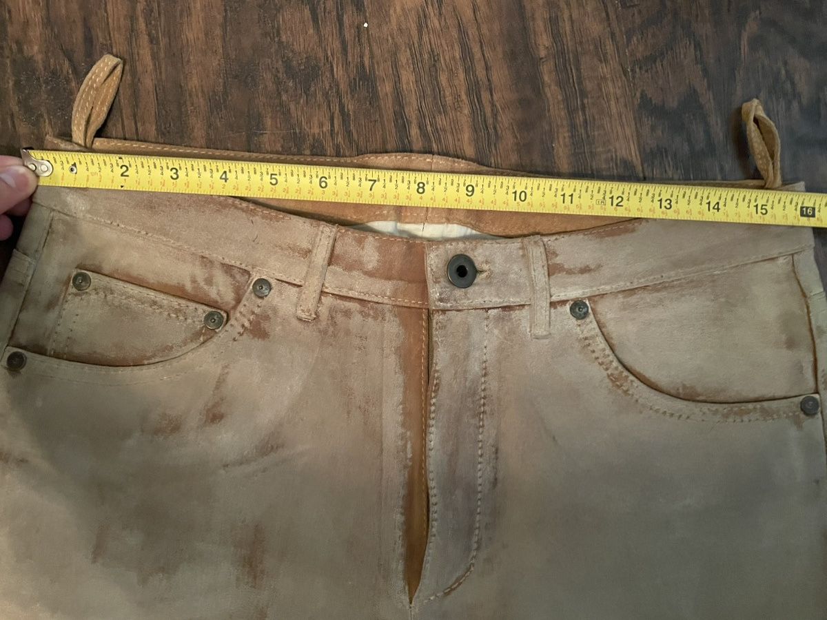 Miu Miu Miu Miu Brown Leather Pants Size US 32 / EU 48 - 6 Thumbnail