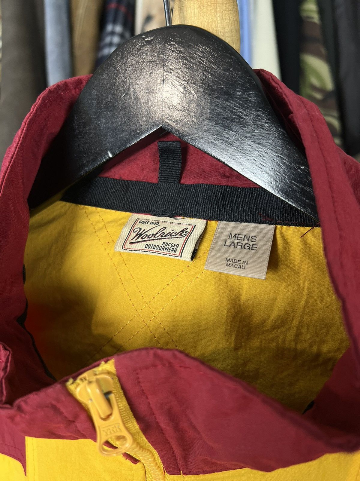 Woolrich Woolen Mills Woolrich Vintage 1/2 Zip Yellow Jacket Size M - L Size US L / EU 52-54 / 3 - 5 Thumbnail
