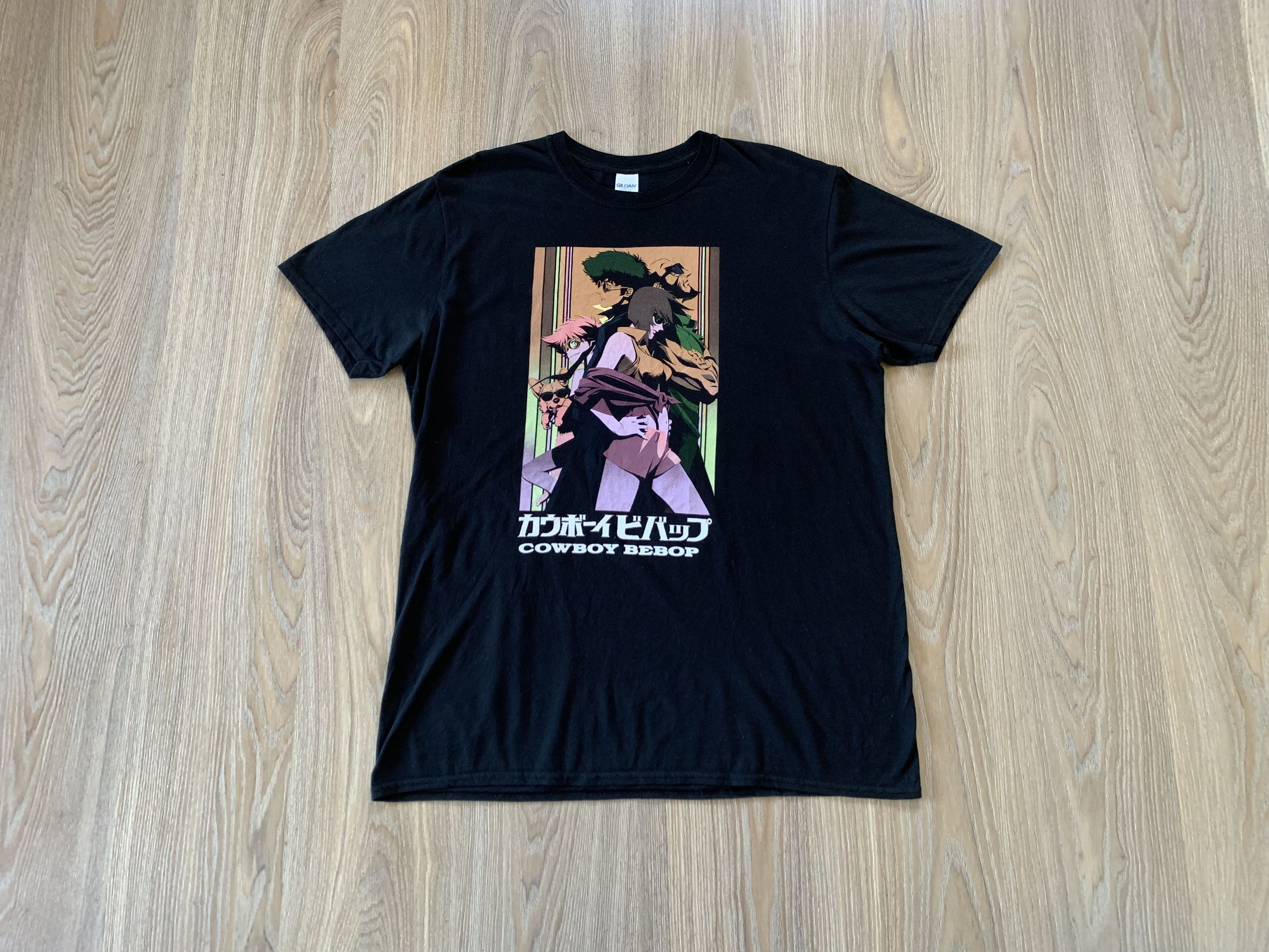 Anime × Gildan × Japanese Brand Vintage Anime Cowboy Bebop Licensed Short Sleeve Tee Size US XL / EU 56 / 4 - 10 Thumbnail