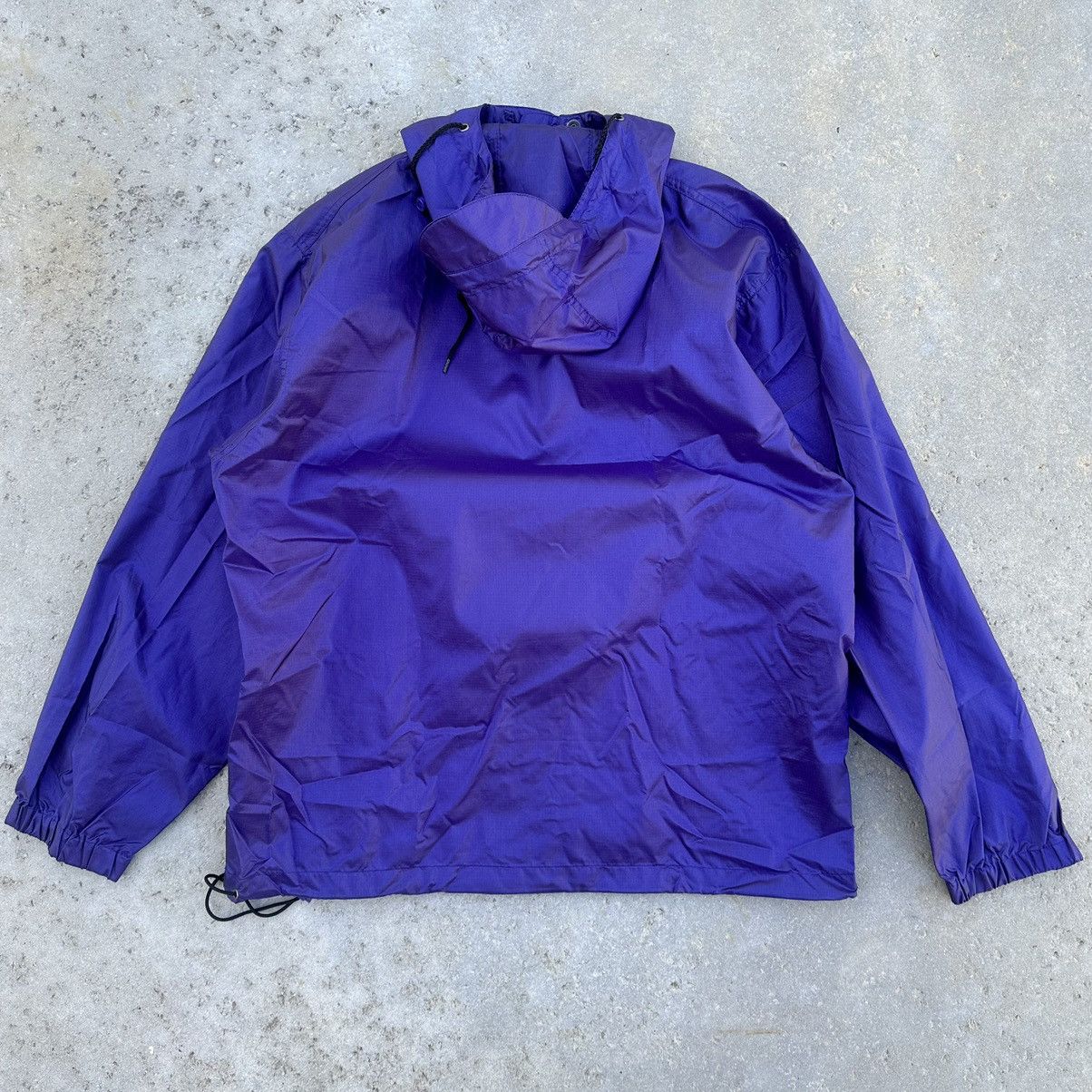 Eddie Bauer VTG 90’s Eddie Bauer Purple Hooded Windbreaker Anorak Size US M / EU 48-50 / 2 - 2 Thumbnail