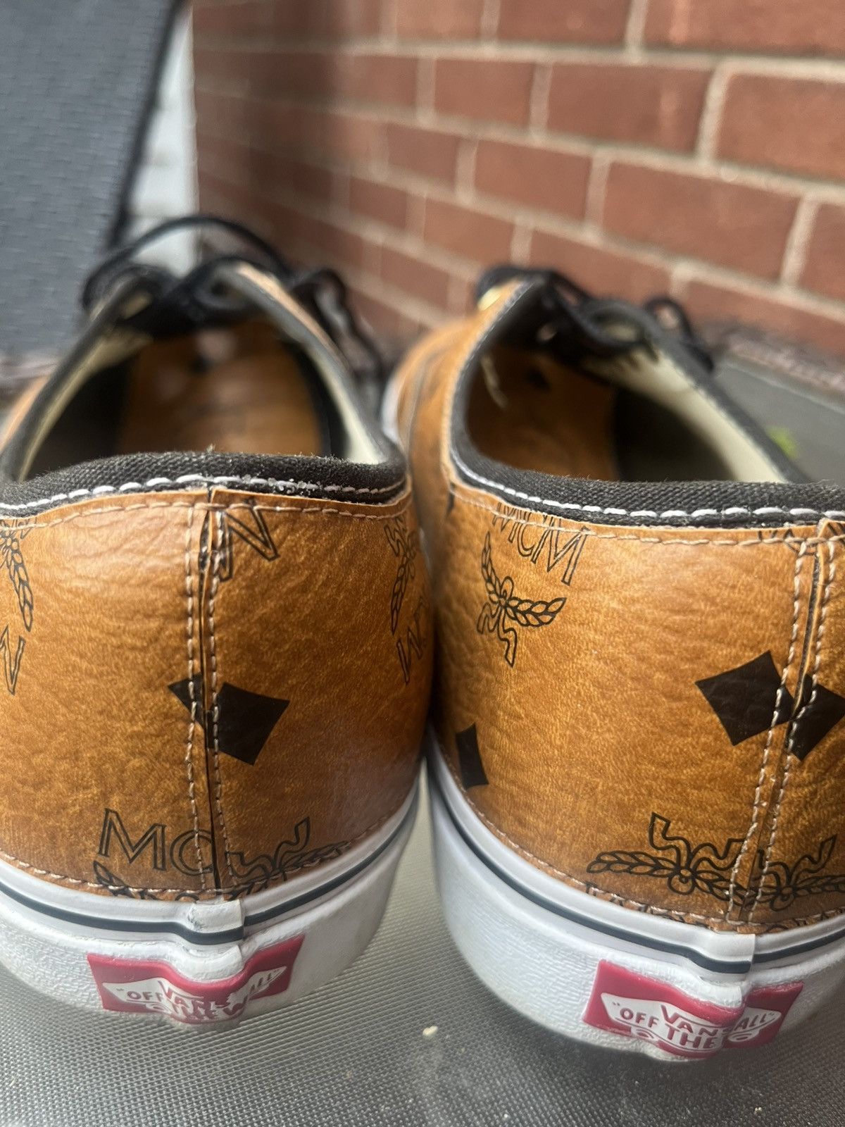 MCM × Vans Custom Made MCM Vans Size US 12 / EU 45 - 8 Thumbnail