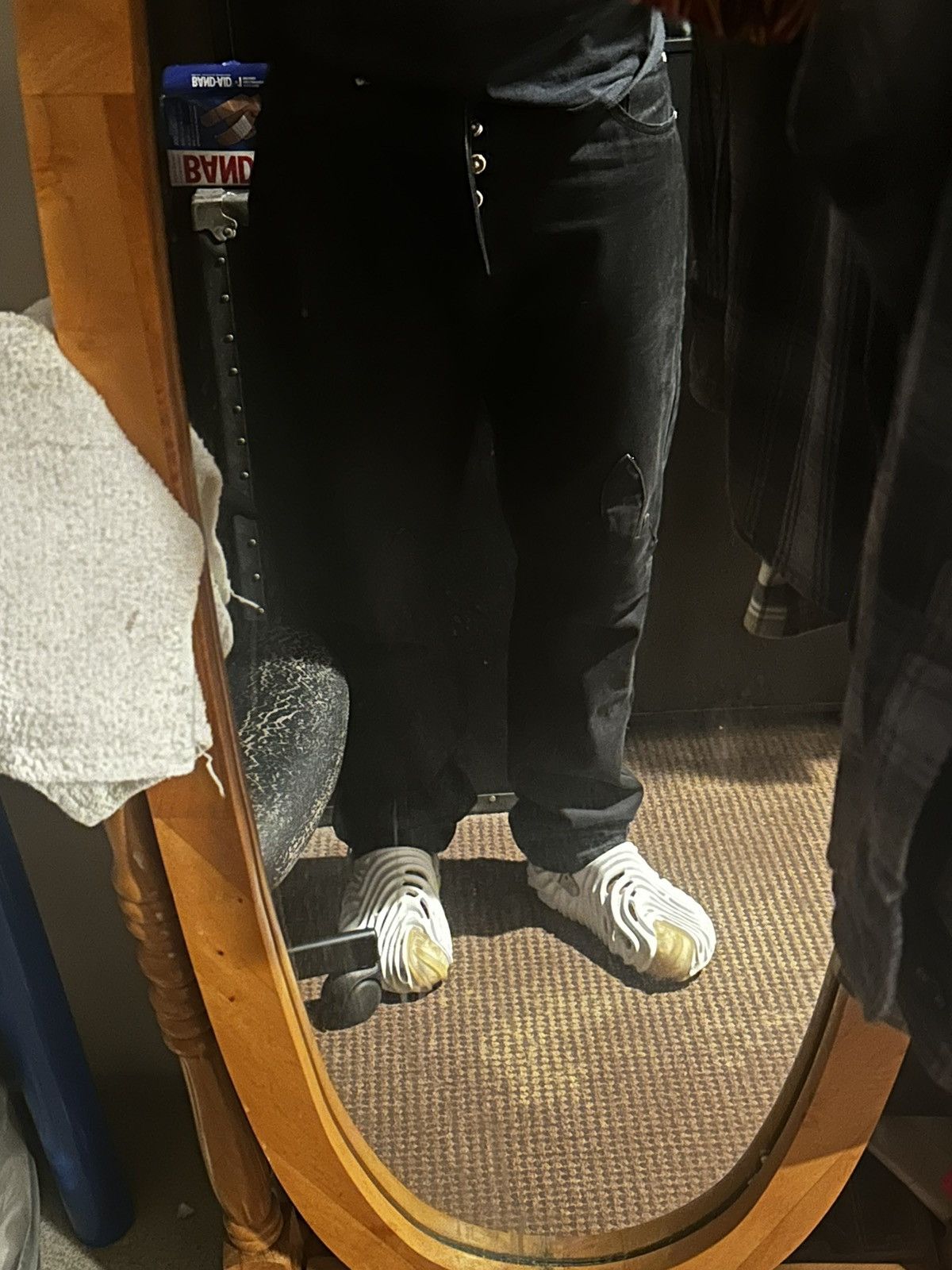 Chrome Hearts Chrome Hearts Fleur Knee Denim Size US 34 / EU 50 - 10 Thumbnail