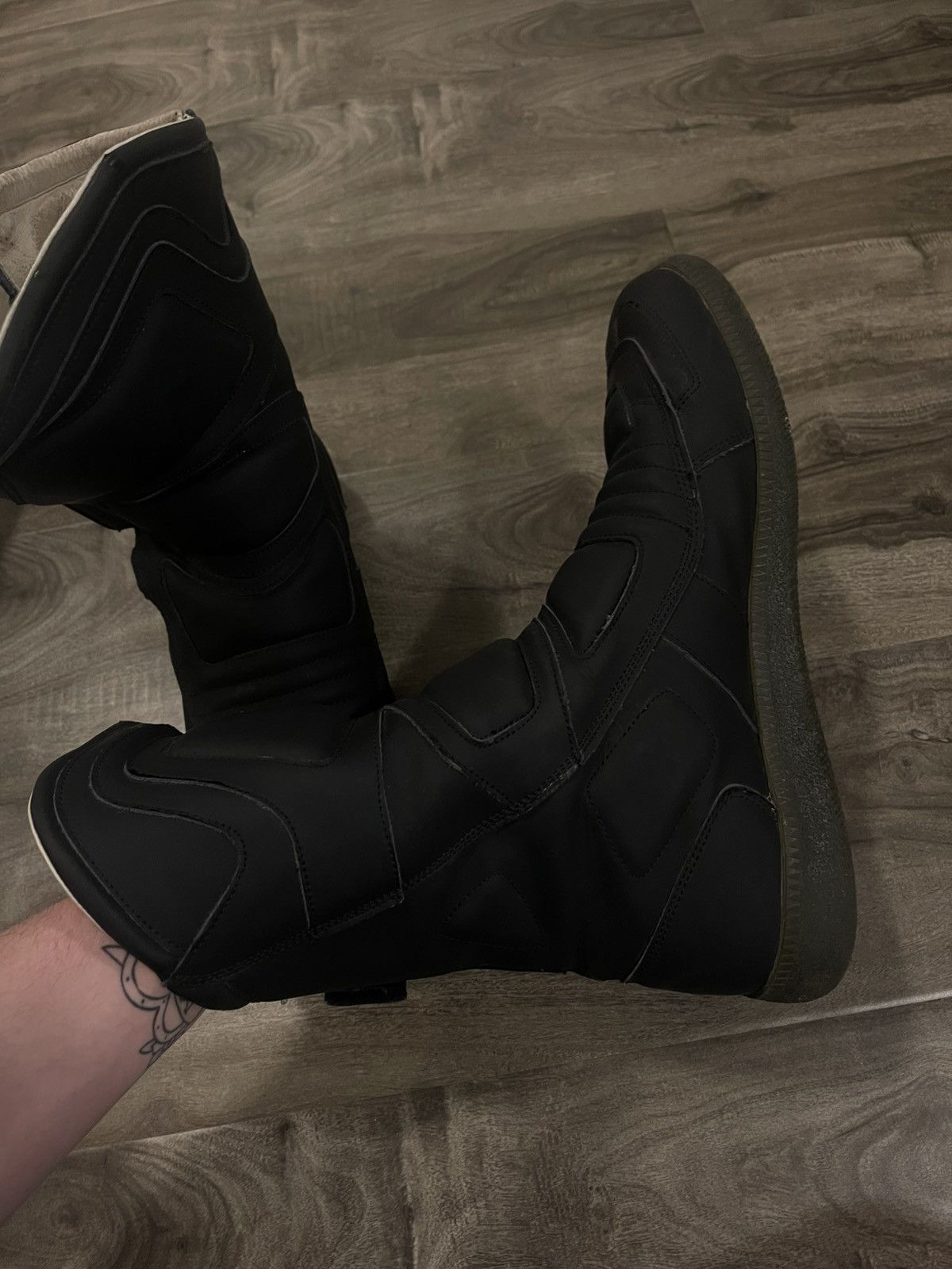 Maison Margiela Maison Martin Margiela AW09 Speed Bike Boots Size US 10 / EU 43 - 4 Thumbnail