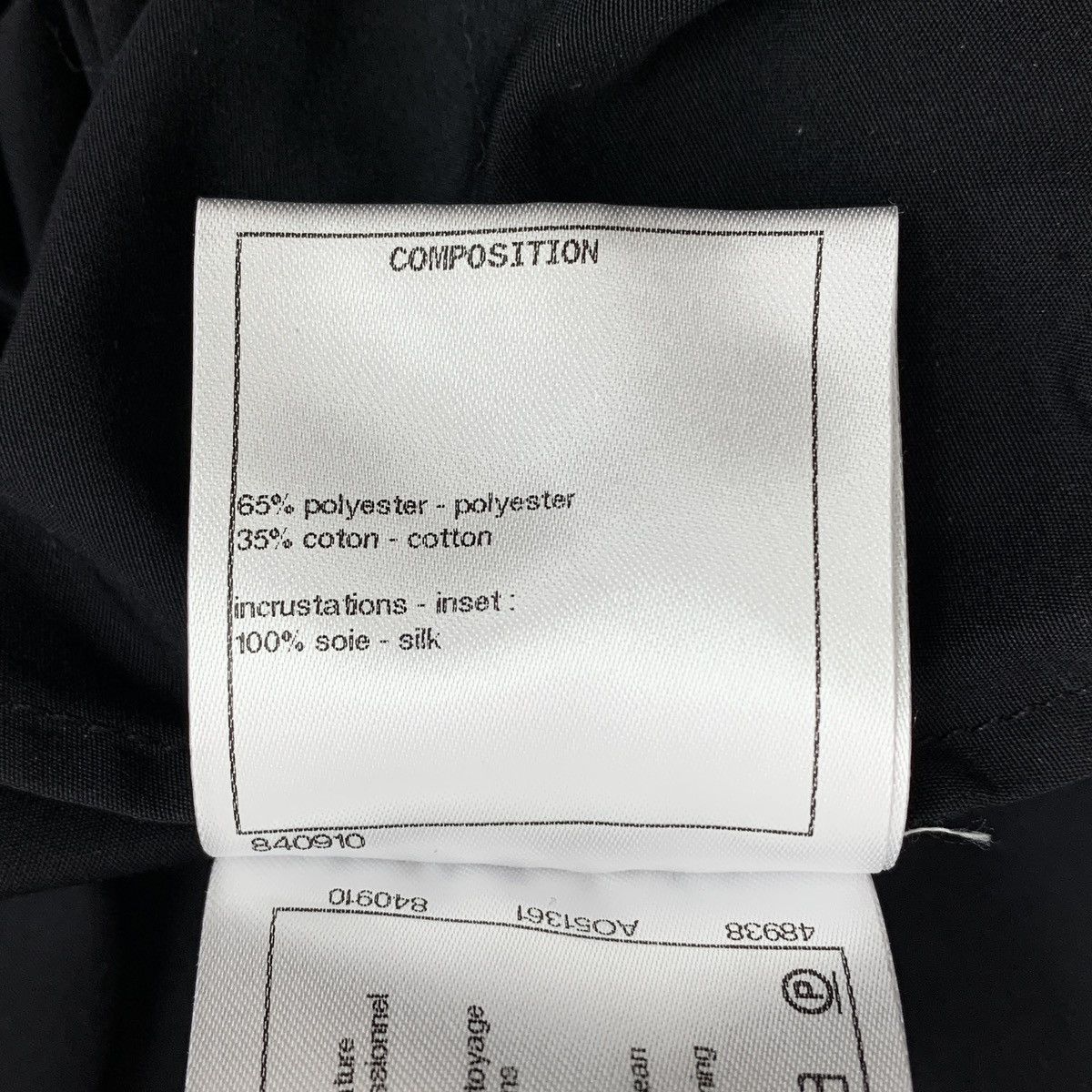 Chanel Chanel Black Ruffled Spliced Cotton Casual Shorts K26WX Size 26" / US 2 / IT 38 - 6 Thumbnail