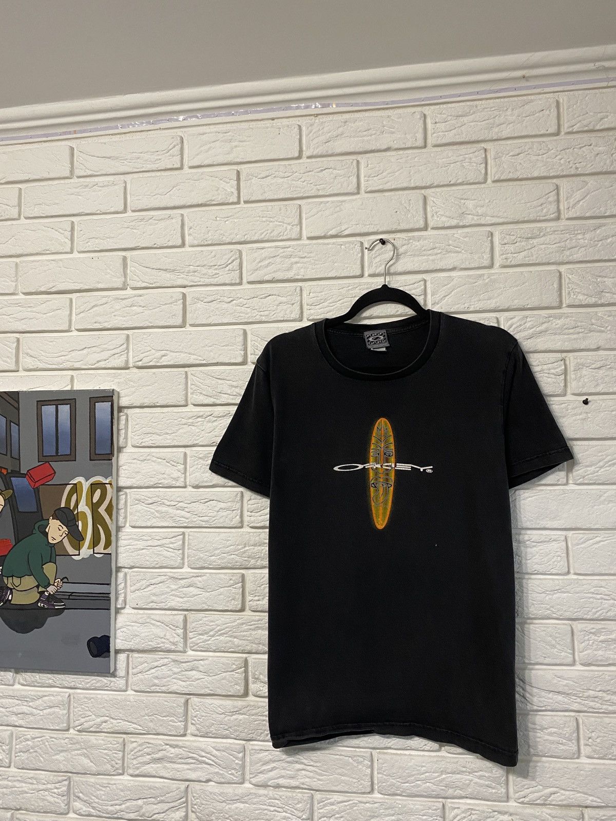 Vintage Y2K Oakley Vintage t shirt Iconic hype surf Drip Rare Size US M / EU 48-50 / 2 - 1 Thumbnail