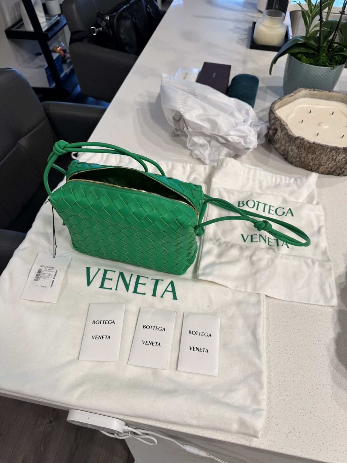 Bottega Veneta Bottega Veneta Medium Nodini Intrecciato Leather Bag Size ONE SIZE - 11 Thumbnail