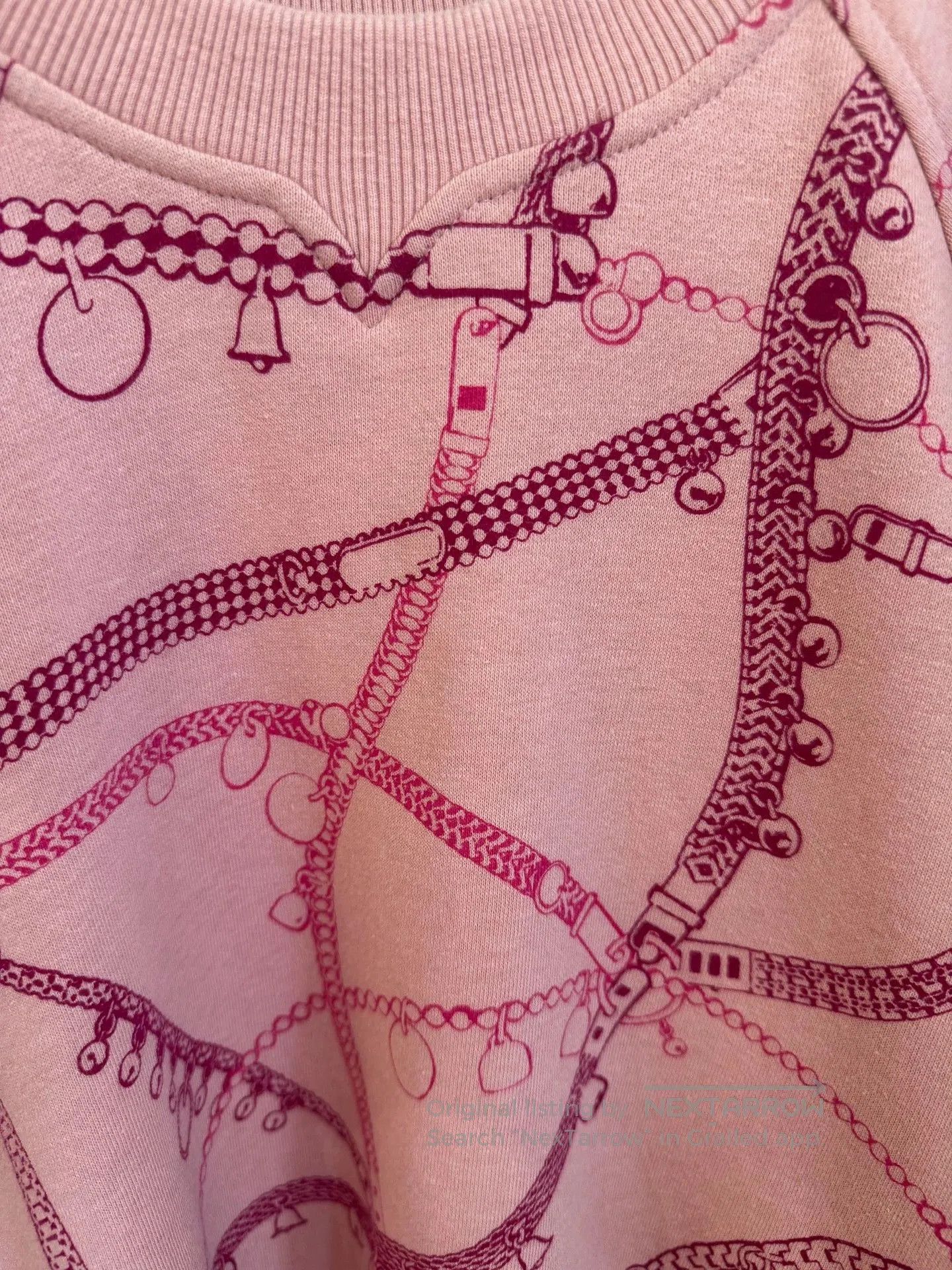 Hermes HERMES Chain Print Sweatshirt. Size US L / EU 52-54 / 3 - 2 Thumbnail