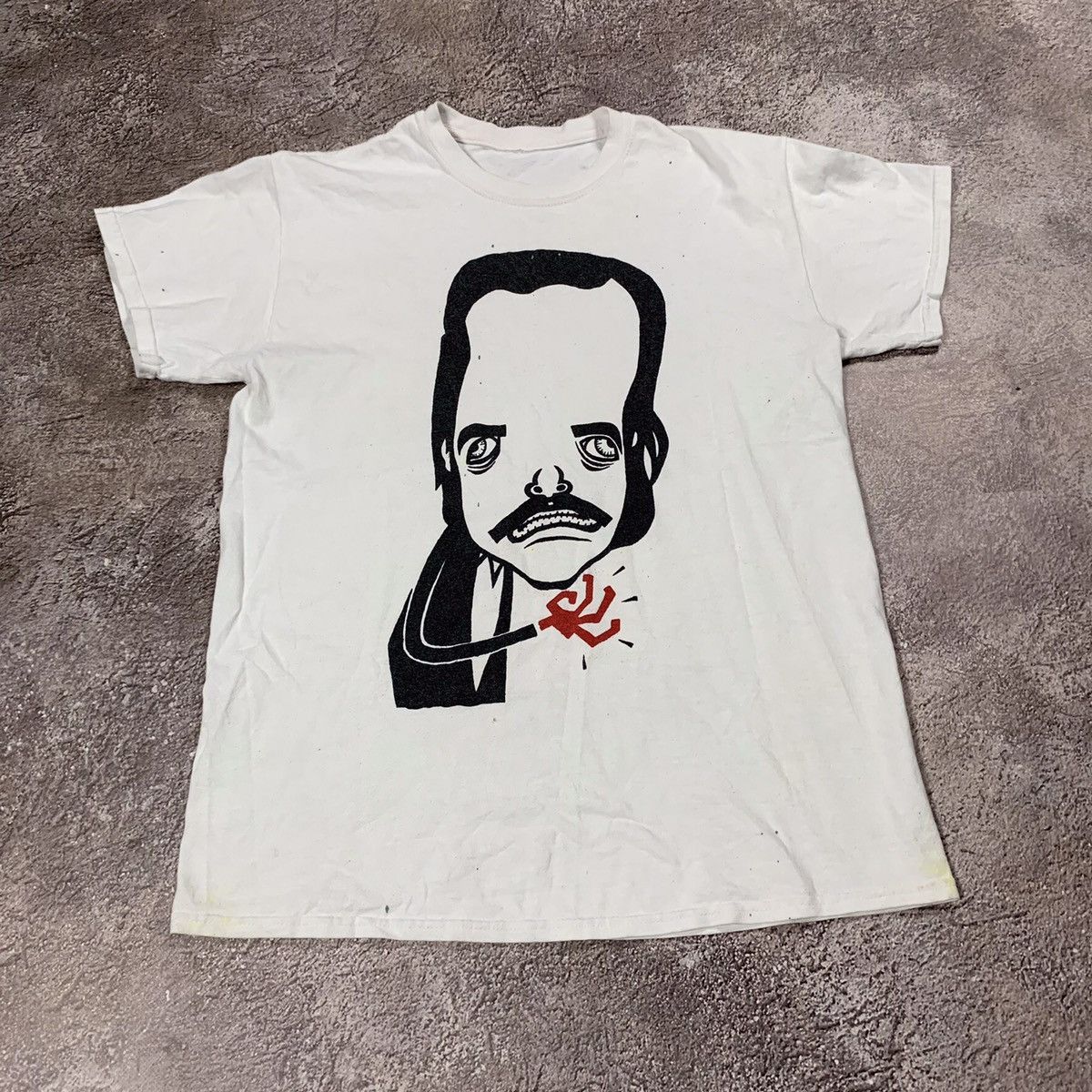 Vintage VINTAGE Y2K ADULT HUMOR CREEPY FACE ABSTRACT ANGRY Size US M / EU 48-50 / 2 - 2 Thumbnail