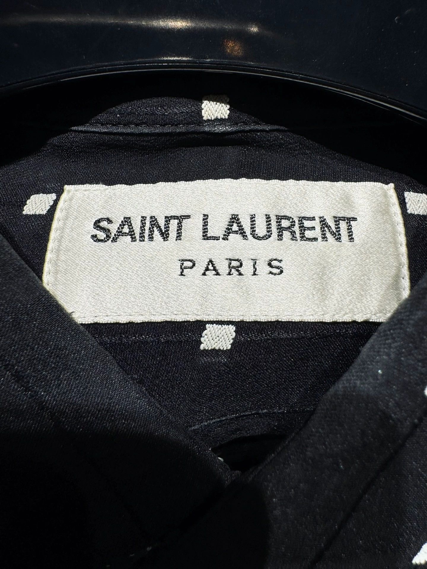 Saint Laurent Paris Saint Laurent SLP 20FW Silk Shirt 40 M Rare Near Mint Size US M / EU 48-50 / 2 - 4 Thumbnail