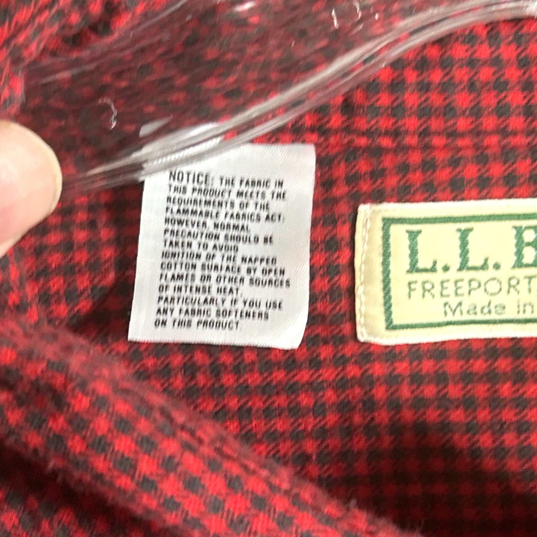 Vintage VINTAGE L.L. Bean Button-Up Long Sleeve Shirt Big 2X Red Plaid Flannel USA Men Size US XXL / EU 58 / 5 - 5 Thumbnail