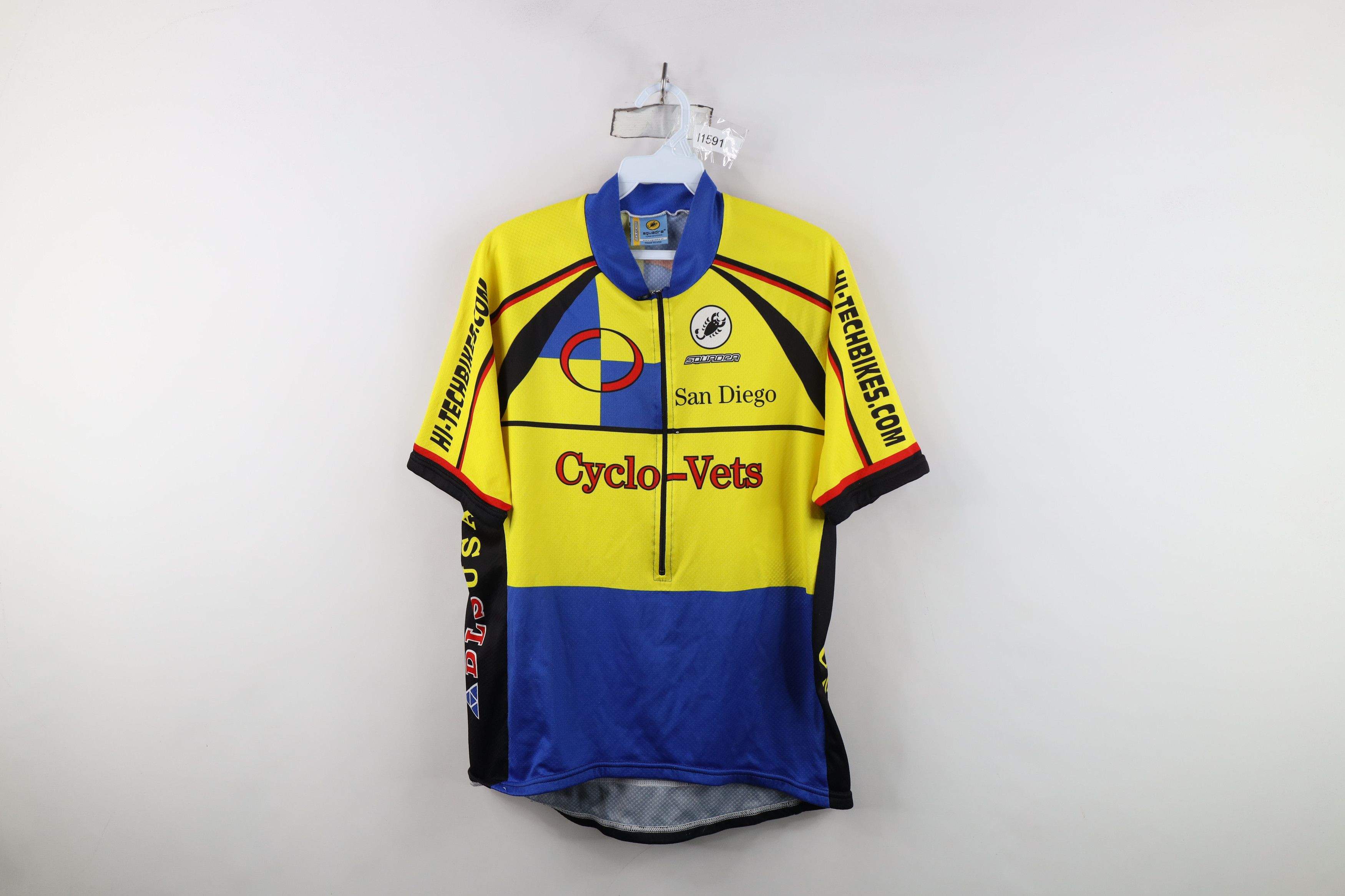 Vintage Squadra San Diego DLS USA Pro Racing Cycling Jersey USA Size US L / EU 52-54 / 3 - 1 Thumbnail