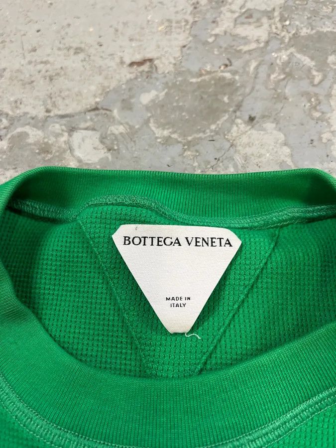 Bottega Veneta × Vintage SS2021 Bottega Veneta Green Electric Sweater Size US L / EU 52-54 / 3 - 10 Thumbnail