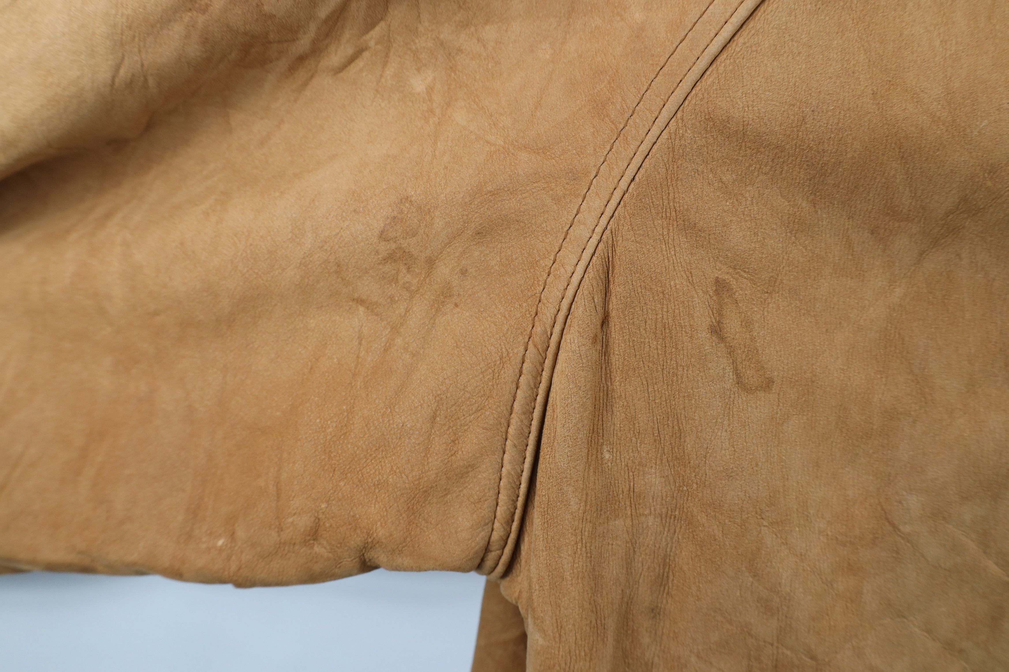 Marlboro × Vintage Vintage 90s Marlboro Suede Leather Bomber Jacket Brown Size US XL / EU 56 / 4 - 8 Thumbnail