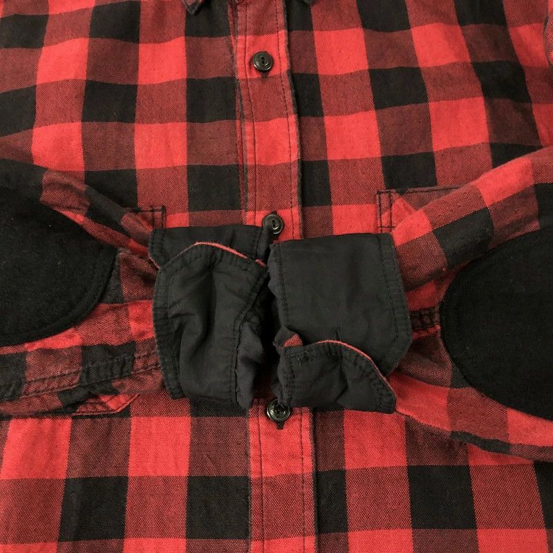 Comme des Garcons Shirt Long sleeve check elbow patch button up Red Size US S / EU 44-46 / 1 - 8 Thumbnail