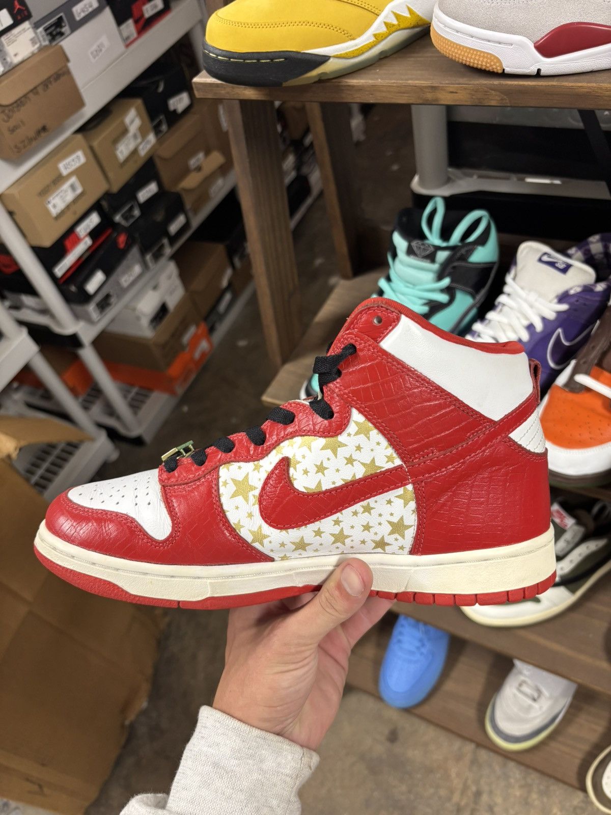 Nike × Supreme Nike supreme red stars Size US 9 / EU 42 - 5 Thumbnail