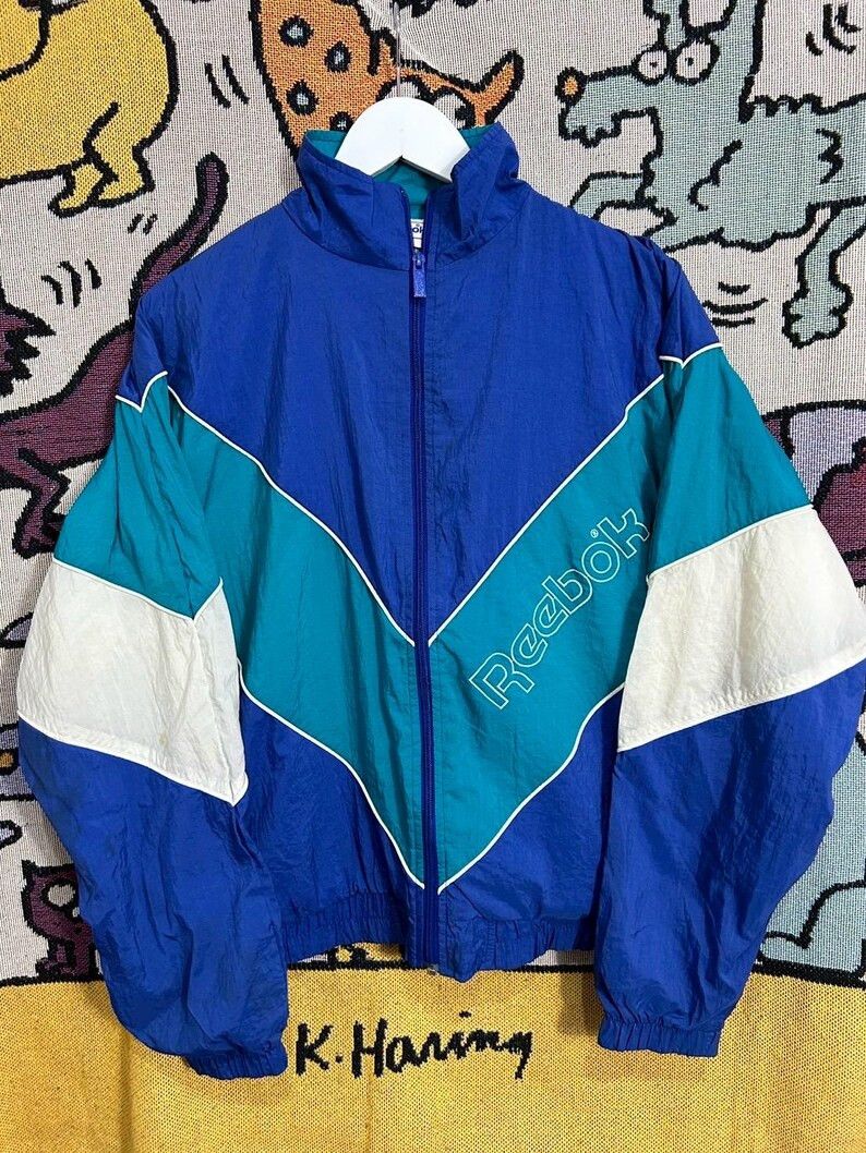 Reebok Vintage 90s Reebok Jacket size S Size US S / EU 44-46 / 1 - 1 Thumbnail