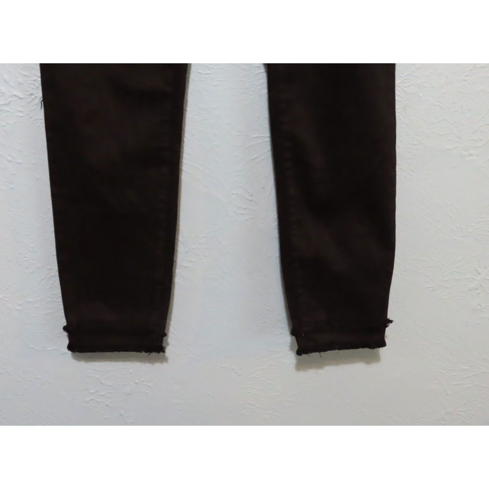Doublet Renaur Women's 6 Black Double Fringe Hem Pants NWT Regular Straight Leg Zip Pull-On High Rise 26 Inseam Size 28" / US 6 / IT 42 - 6 Thumbnail