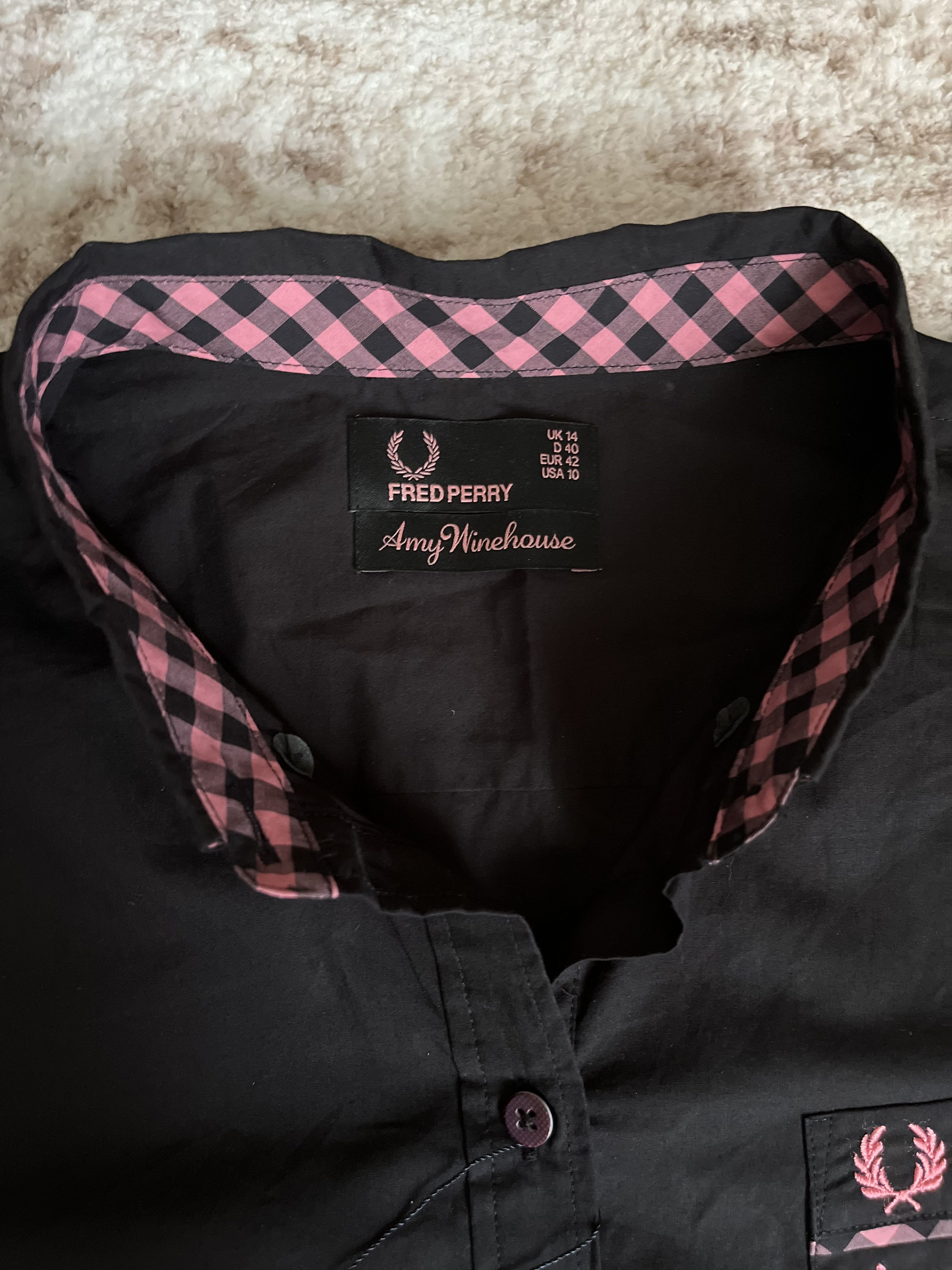 Fred Perry Fred Perry x Amy Winehouse Bowling Shirt – Limited Edition Size L / US 10 / IT 46 - 5 Thumbnail