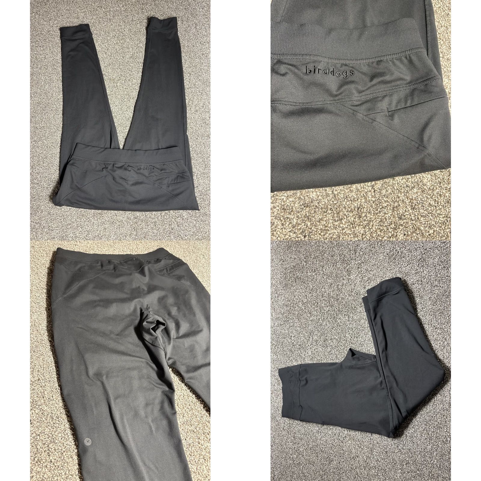 Vintage Birddogs Joggers Mens Large Unlined Golf Performance Stretch Sweatpants | Black | Sweatpants | Mens | L Size US 33 - 8 Thumbnail