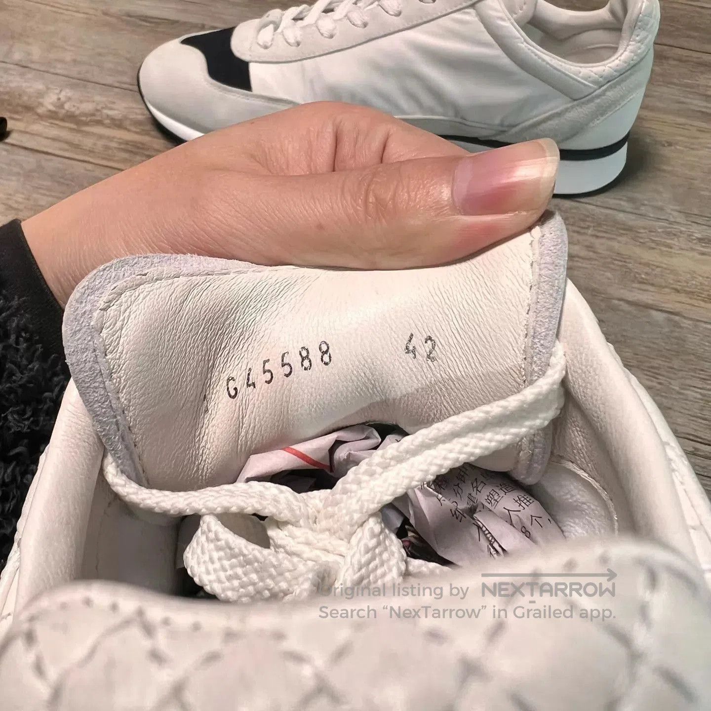 Chanel White Low-Top Sneakers Size 9. Size US 9 / EU 42 - 8 Thumbnail