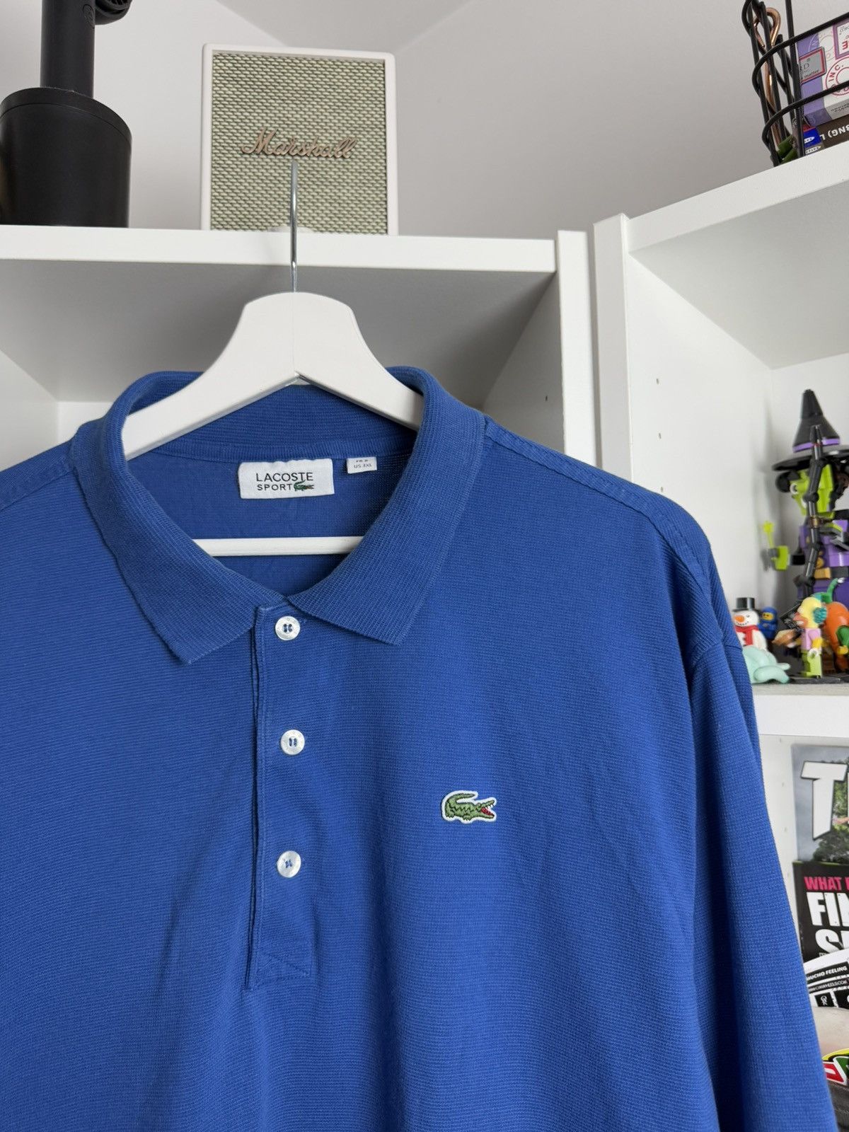 Designer × Lacoste Lacsote sport blue baggy longsleeve rugby polo XXXL 3XL rare Size US XXL / EU 58 / 5 - 4 Thumbnail