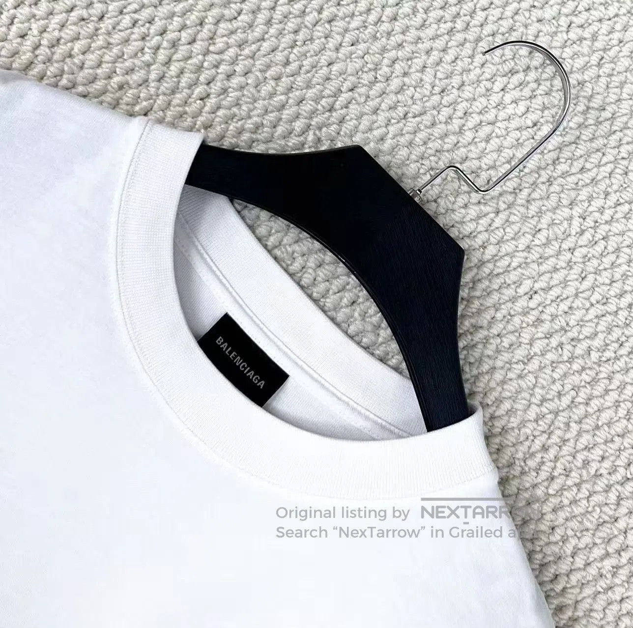 Balenciaga balenciaga ss23 white short sleeve t. Size US XS / EU 42 / 0 - 3 Thumbnail