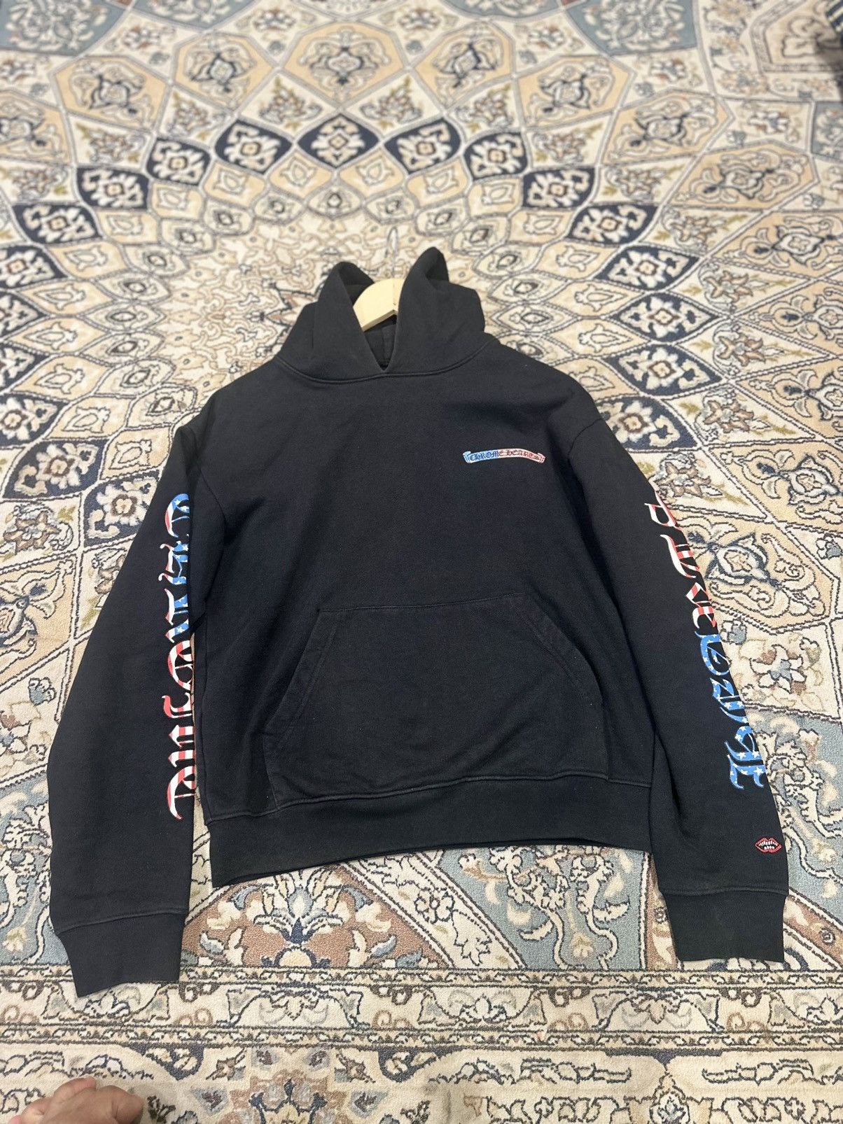 Chrome Hearts Chrome Hearts American Flag Hoodie Size US S / EU 44-46 / 1 - 1 Thumbnail