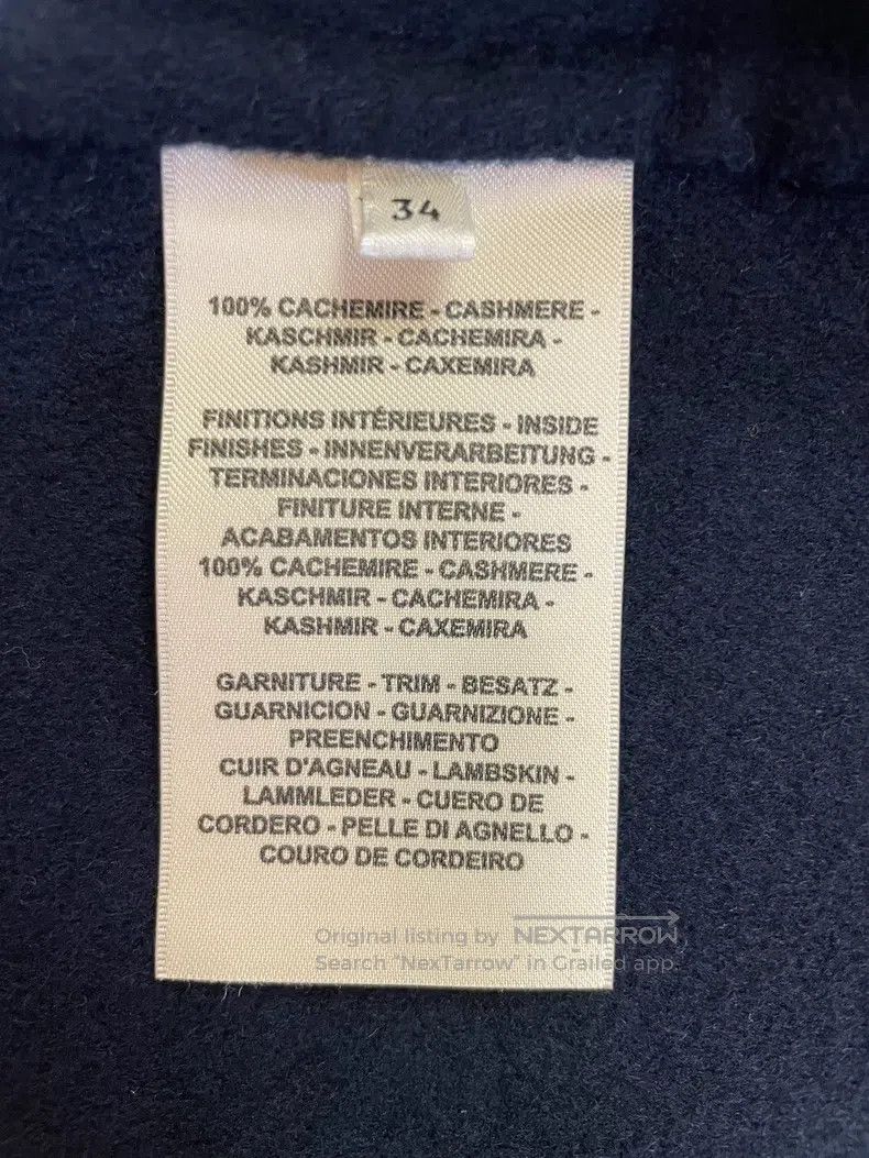 Hermes Hermes Classic leather buckle cashmere coat Size XXS / US 00 / IT 34 - 7 Thumbnail