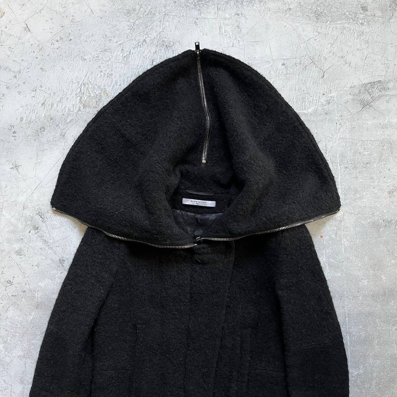 Givenchy Rare Givenchy Collar Wool-Mohair Coat (Rick Owens Style) Size S / US 4 / IT 40 - 5 Thumbnail