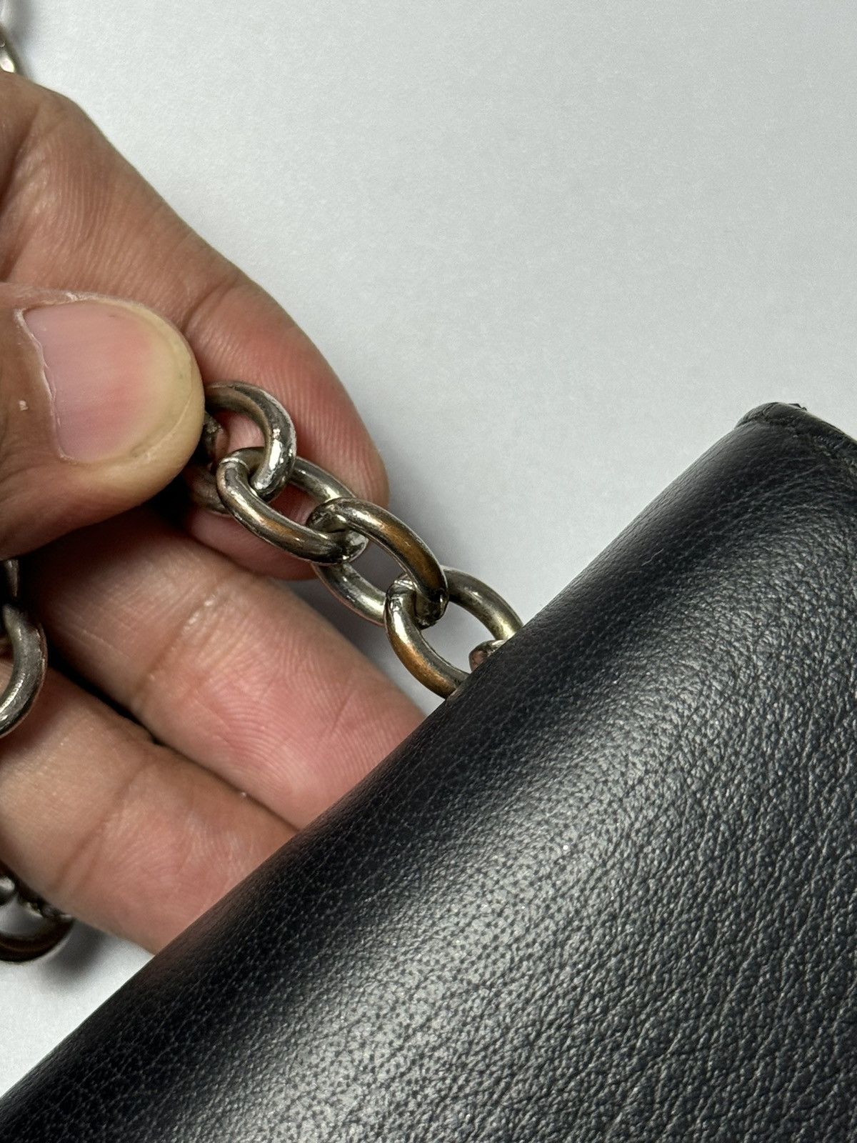 Balenciaga Black Leather Everyday Chain Shoulder Bag