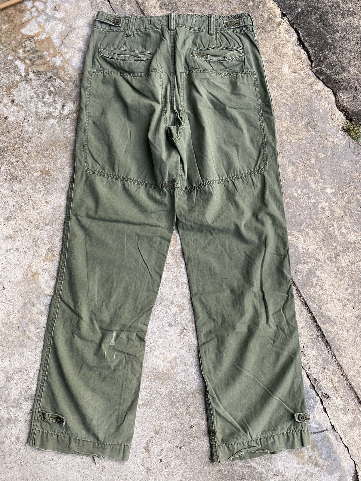 Vintage Polo Ralph Lauren Double Knee Distressed Pants Size US 32 / EU 48 - 8 Thumbnail