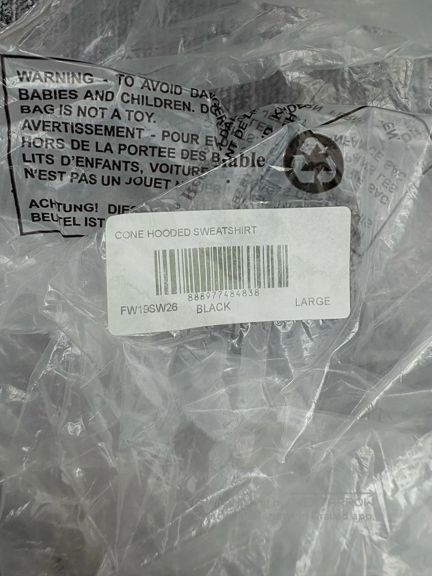 Supreme SUPREME Roadblock Pattern Hoodie. Size US L / EU 52-54 / 3 - 5 Thumbnail