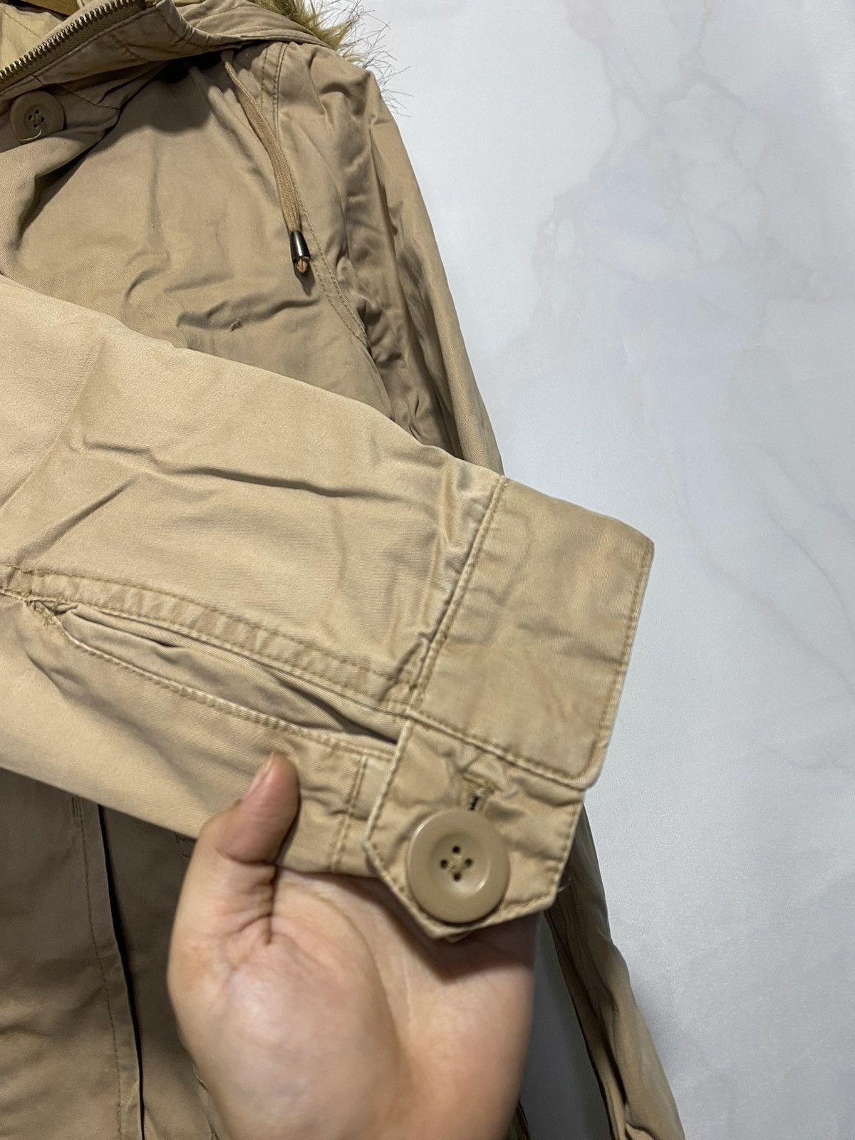 Gap × Japanese Brand × Vintage Vintage GAP faux fur jacket Size M / US 6-8 / IT 42-44 - 14 Thumbnail