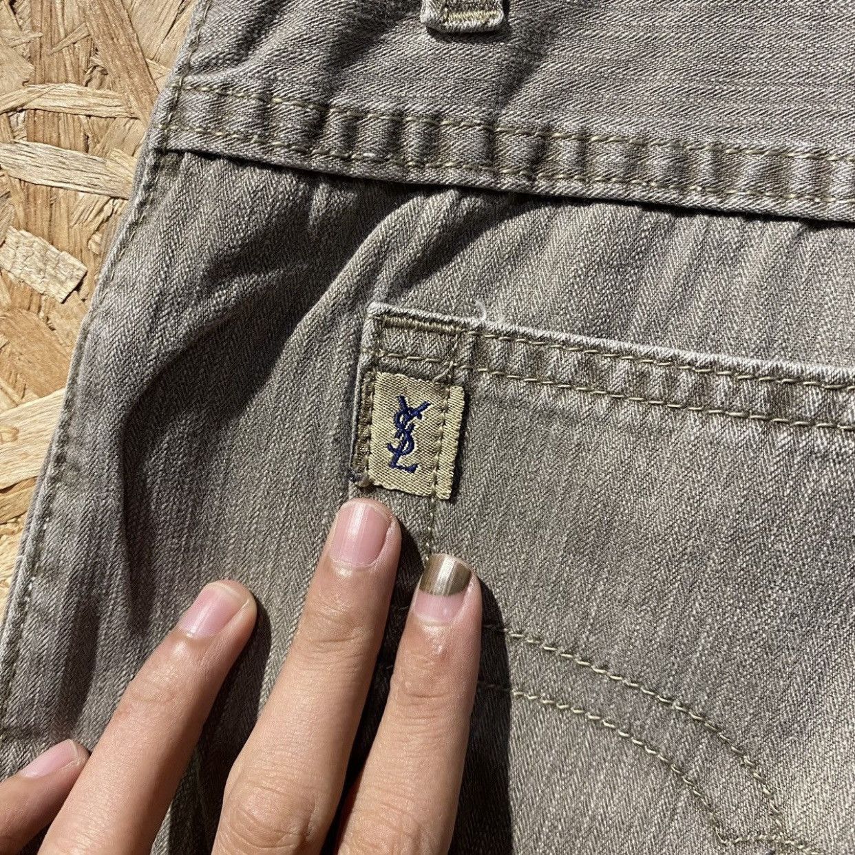 Yves Saint Laurent Rare VTG YSL YVES SAINT LAURENT JEANS PANTS MERCER OLD MONEY Size US 37 - 10 Thumbnail