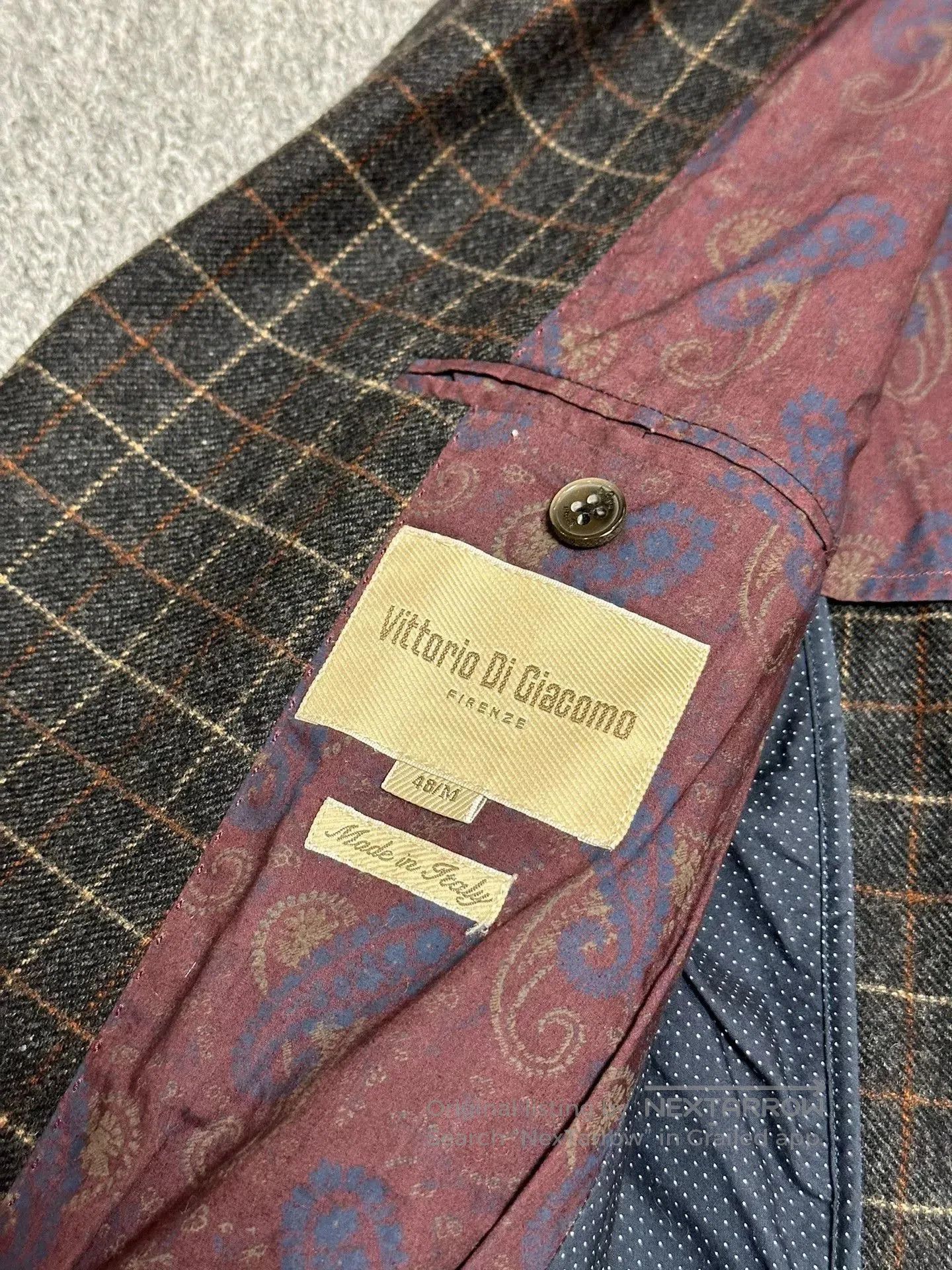 Other Vittorio Di Giacomo VDG Tweed Check Blazer. Size US M / EU 48-50 / 2 - 3 Thumbnail