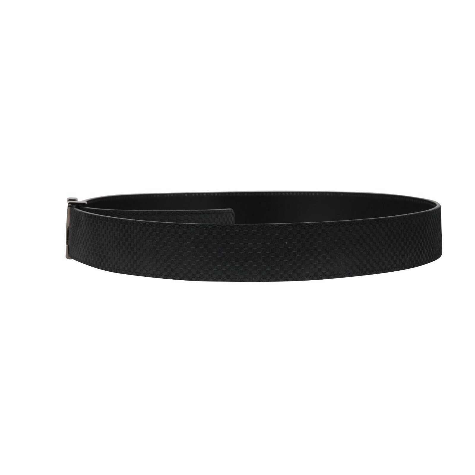 Louis Vuitton Mini Damier 40mm LV Initials Belt Blue Suede Size 40 - 4 Thumbnail