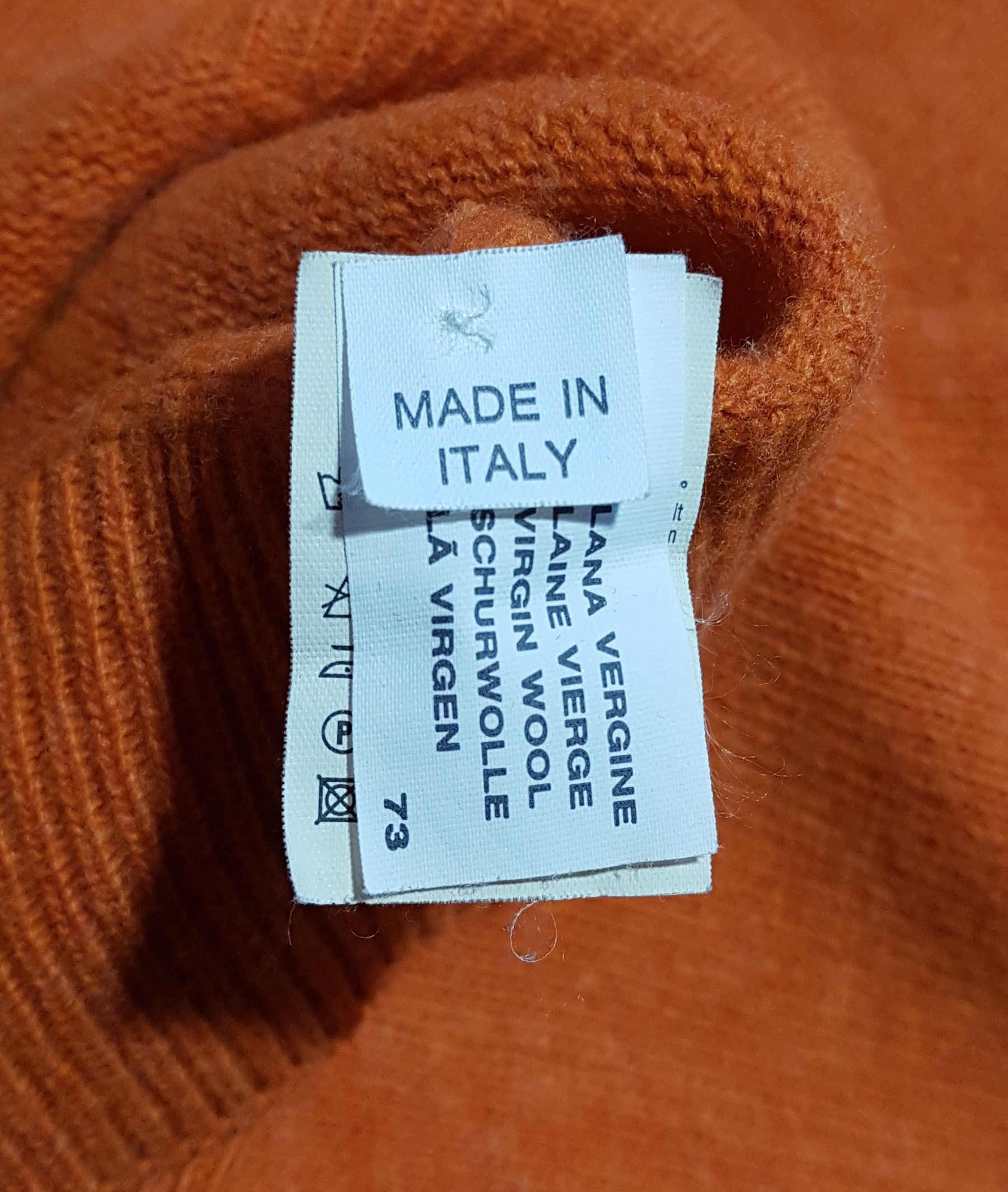 Pal Zileri Pal Zileri Vintage Orange Wool Sweater sz 56 Size US XXL / EU 58 / 5 - 10 Thumbnail