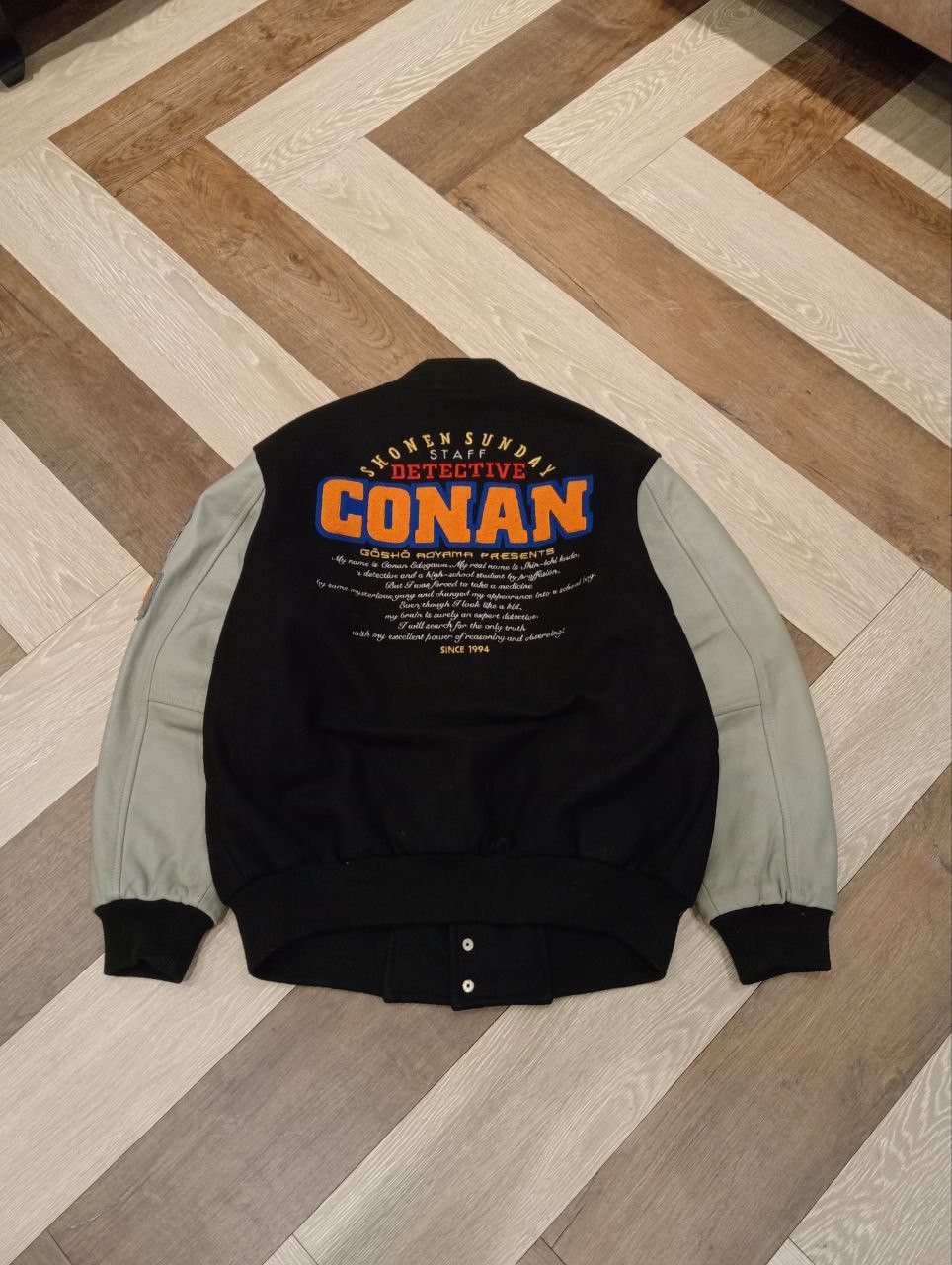Japanese Brand DETECTIVE CONAN 14TH LIMITED STADIUM JACKET Size US L / EU 52-54 / 3 - 15 Thumbnail