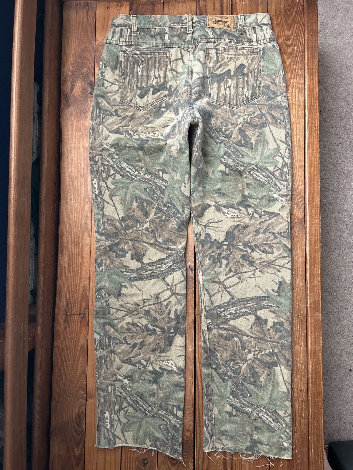 Realtree × Vintage Vintage 90s Real Tree Camo Duxback Denim Pants Size US 32 / EU 48 - 3 Thumbnail