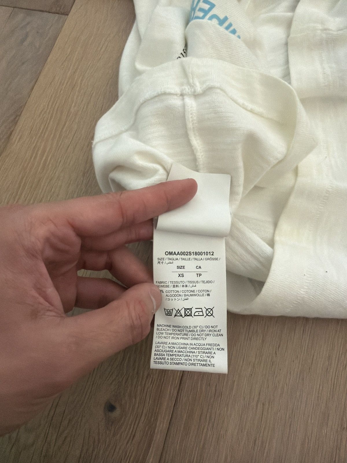 Off-White Offwhite white Mona, Lisa T-shirt, size medium Size US M / EU 48-50 / 2 - 2 Thumbnail