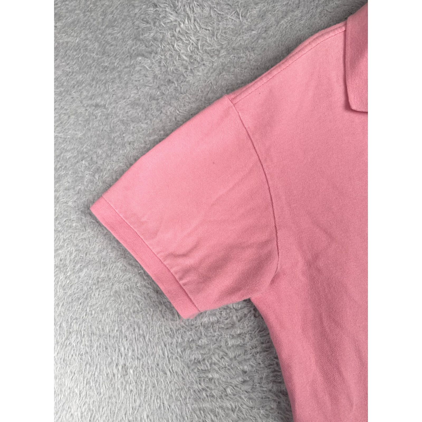 Ralph Lauren VINTAGE Ralph Lauren Polo Shirt Men Large Pink Cotton Knit Short Sleeve Casual Activewear Size US L / EU 52-54 / 3 - 3 Thumbnail